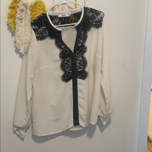 Lace dress shirt